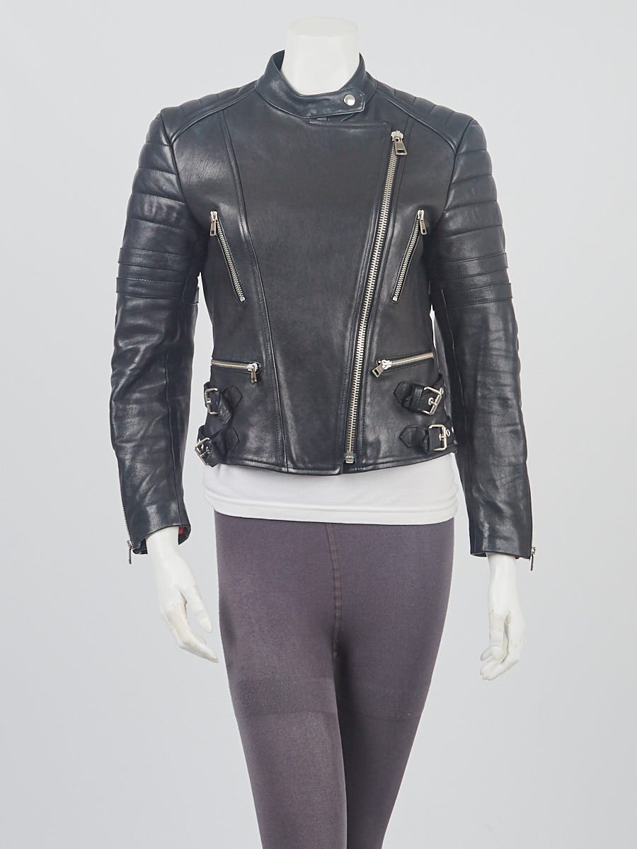 Louis Vuitton - Authenticated Jacket - Leather Black for Women, Never Worn