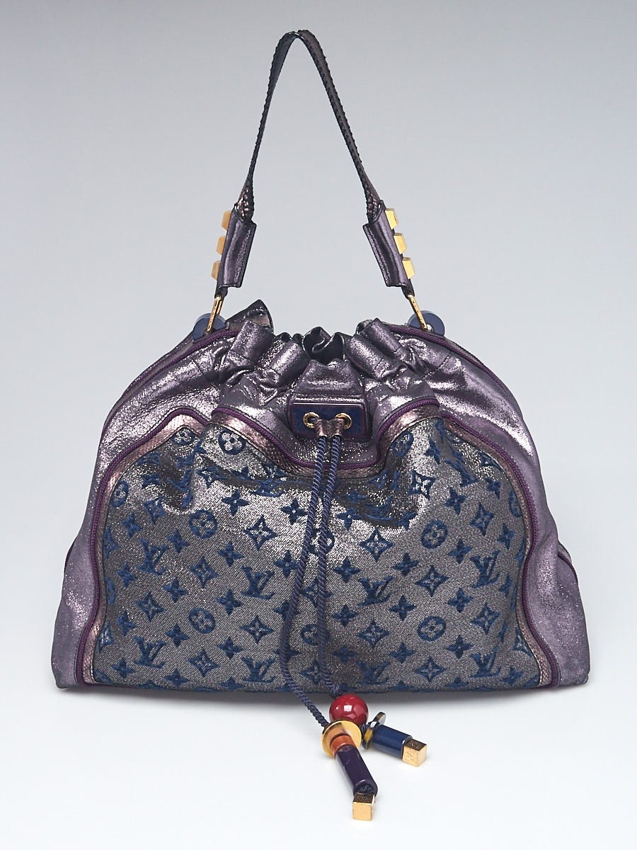 Louis Vuitton, Bags, Louis Vuitton Purple Python Monogram Lurex Exotic  Snakeskin Bluebird Hand Bag Lv