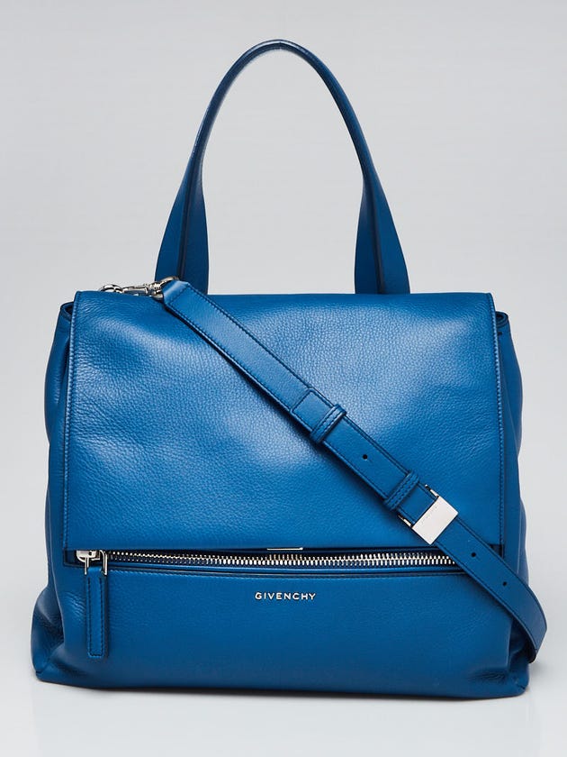 Givenchy Blue Leather Pandora Pure Medium Bag