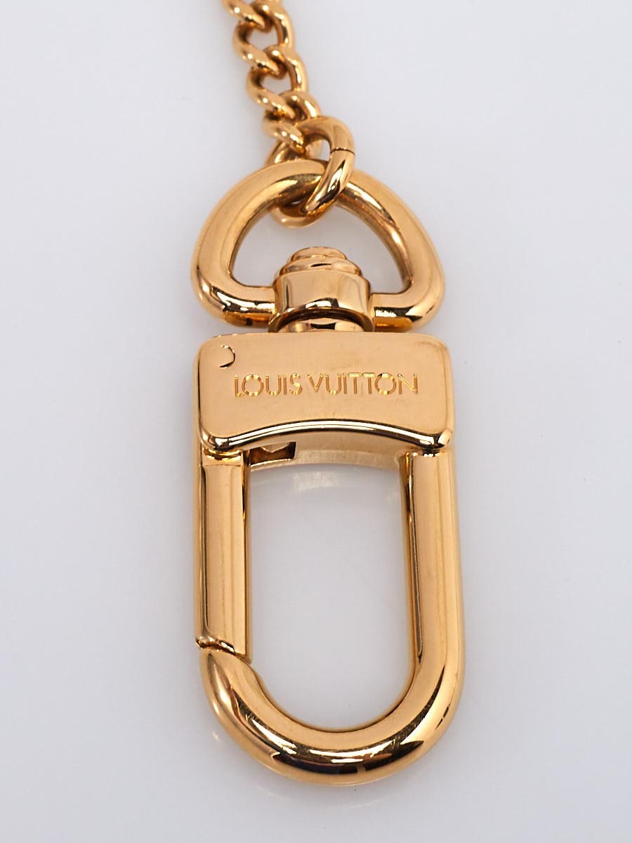 LOUIS VUITTON Louis Vuitton Anocre Keychain M62698 Metal Gold