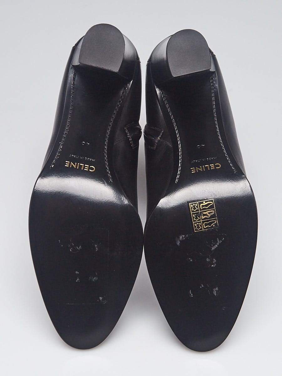ショートブーツ・ブーティ CELINE | CLAUDE ANKLE BOOT IN CALFSKIN 336543190C.38NO Celine Claude ankle boot - JAGUAR LUXURY FASHION