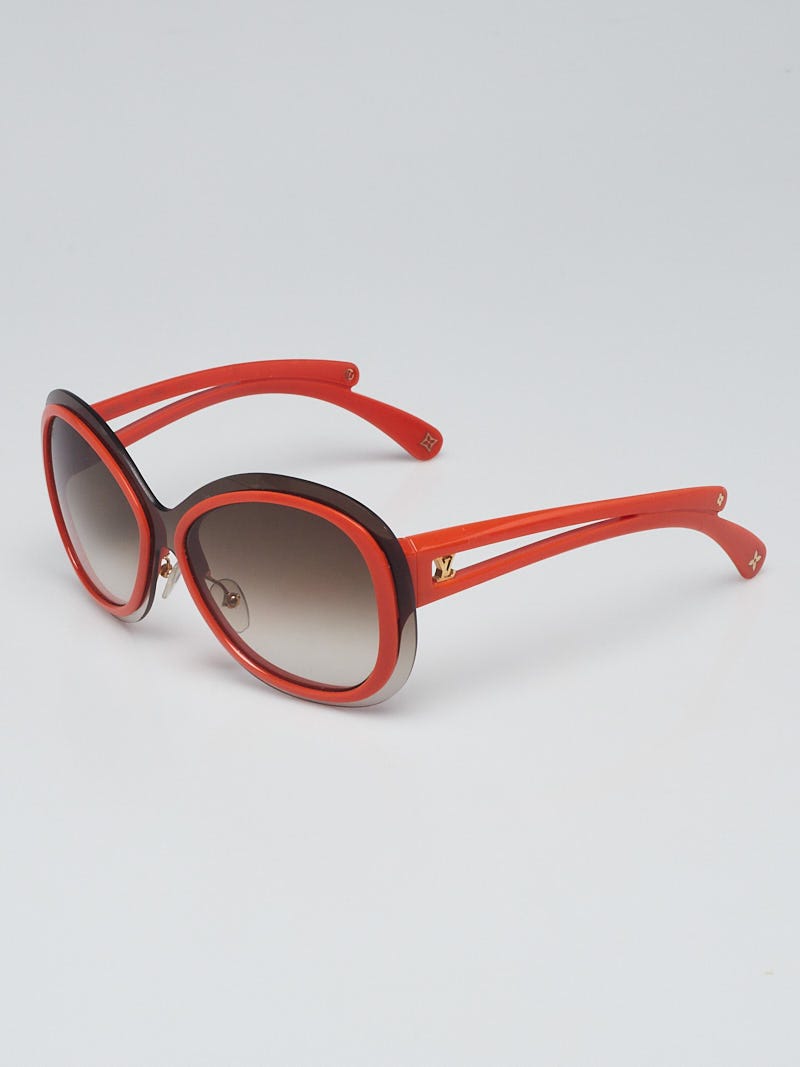 Louis Vuitton Orange Resin Frame Flore Carre Sunglasses-Z0445W - Yoogi's  Closet