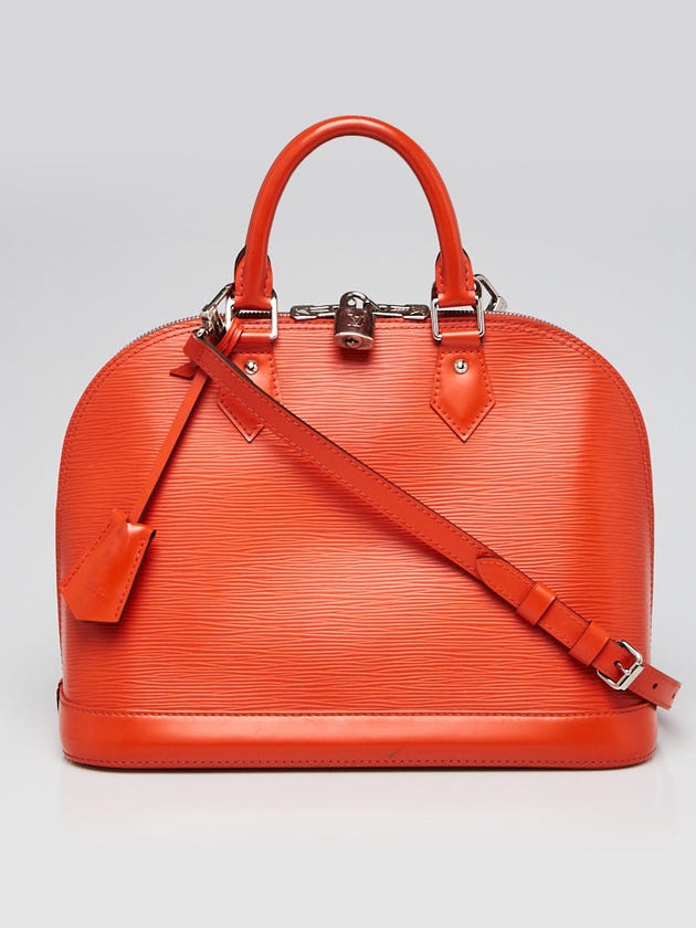 Louis Vuitton Piment Epi Leather Alma PM Bag w/ Strap