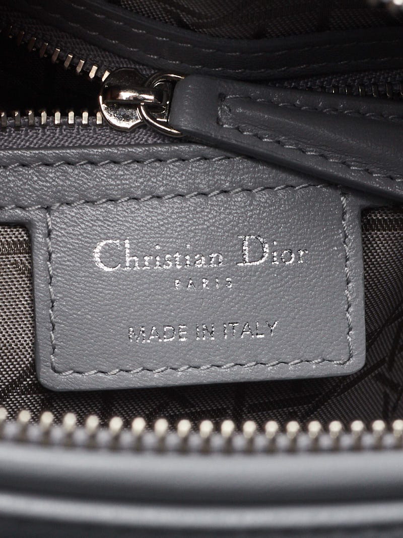 Christian Dior Black Pebbled Leather Small Dior Bobby Bag - Yoogi's Closet