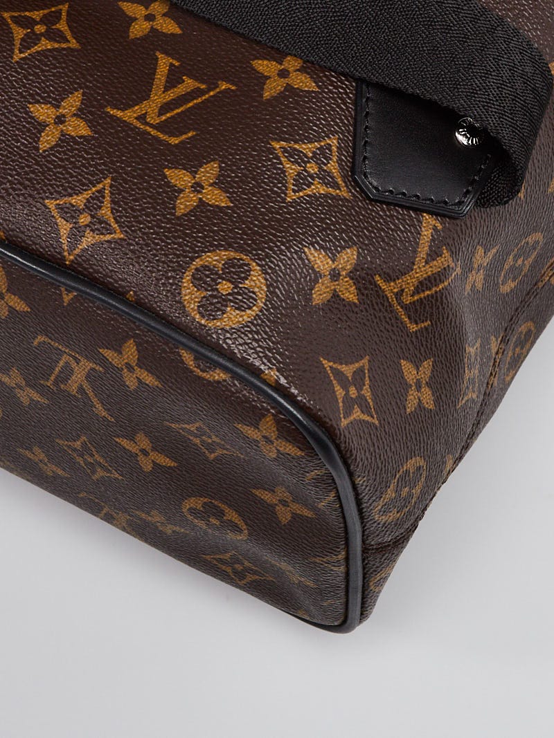 Louis Vuitton Palk Backpack Macassar Monogram Canvas Brown 133336159