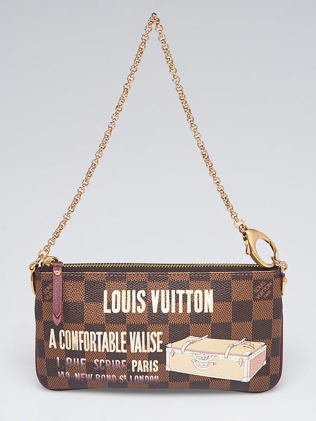 Louis Vuitton Limited Edition Damier Canvas Valise Milla Pochette Bag