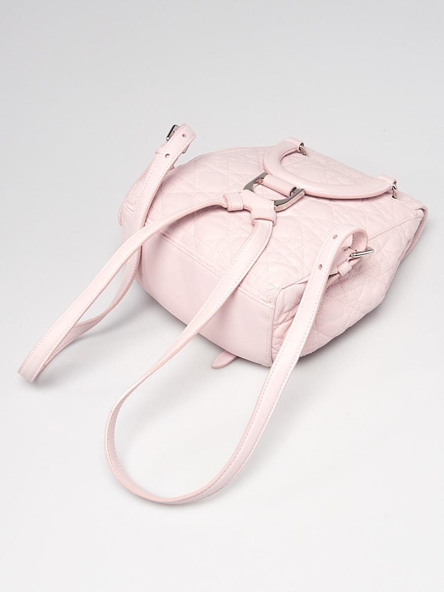 Christian Dior Light Pink Cannage Quilted Lambskin Leather  display picture 2