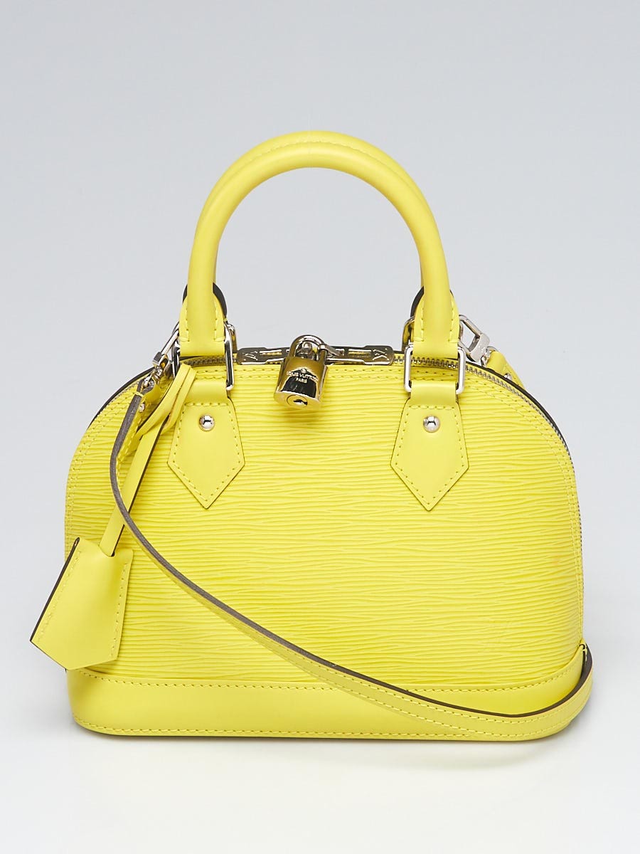 Louis Vuitton Pistache Epi Leather Alma BB Bag