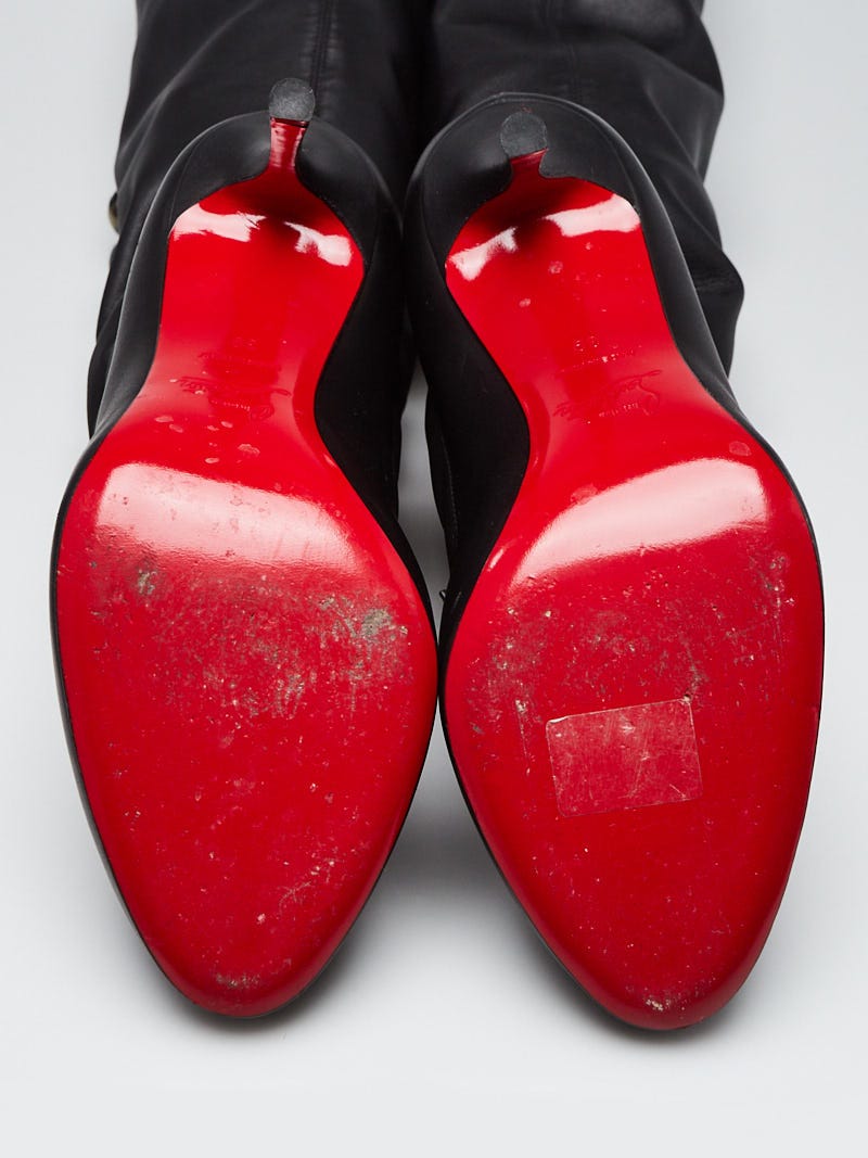 お値下げ！　Christian Louboutin パイソン　36 1/2 美品 Miss Z Degrastrass PVC - 100 mm Pumps - PVC and laminated