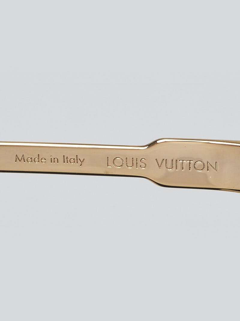 Louis Vuitton Tortoise Shell Acetate Frame Mascot Sunglasses Z0938W -  Yoogi's Closet