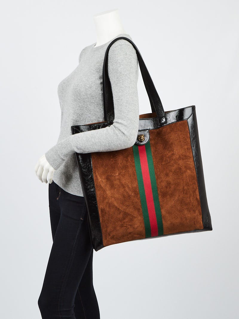 バッグ GUCCI SUEDE LEATHER TOTE HAND BAG Gucci Suede Tote Bags for Women for sale | eBay