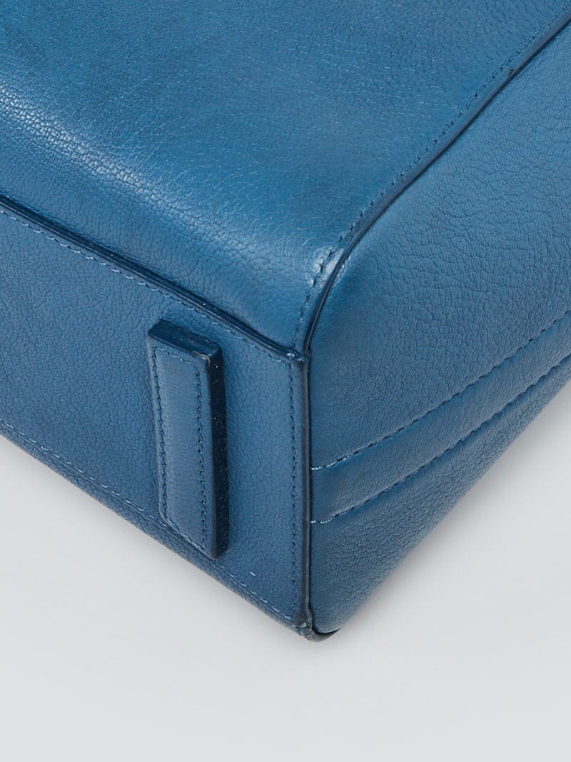 Givenchy Blue Sugar Goatskin Leather Mini Antigona Bag - Yoogi's