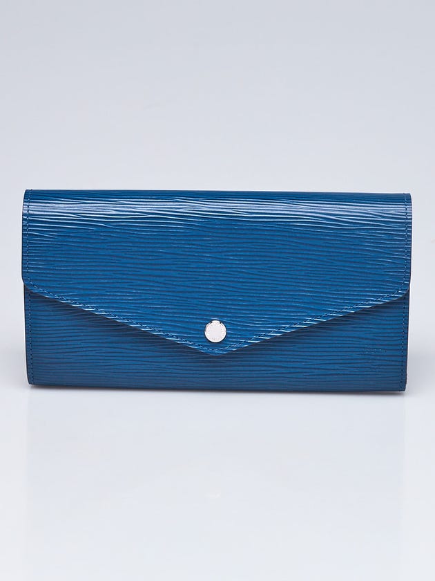 Louis Vuitton Indigo Epi Leather Sarah NM3Wallet