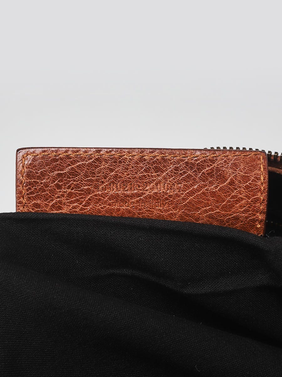 Balenciaga Caramel Lambskin Motorcycle Part-Time Bag | Yoogi's Closet