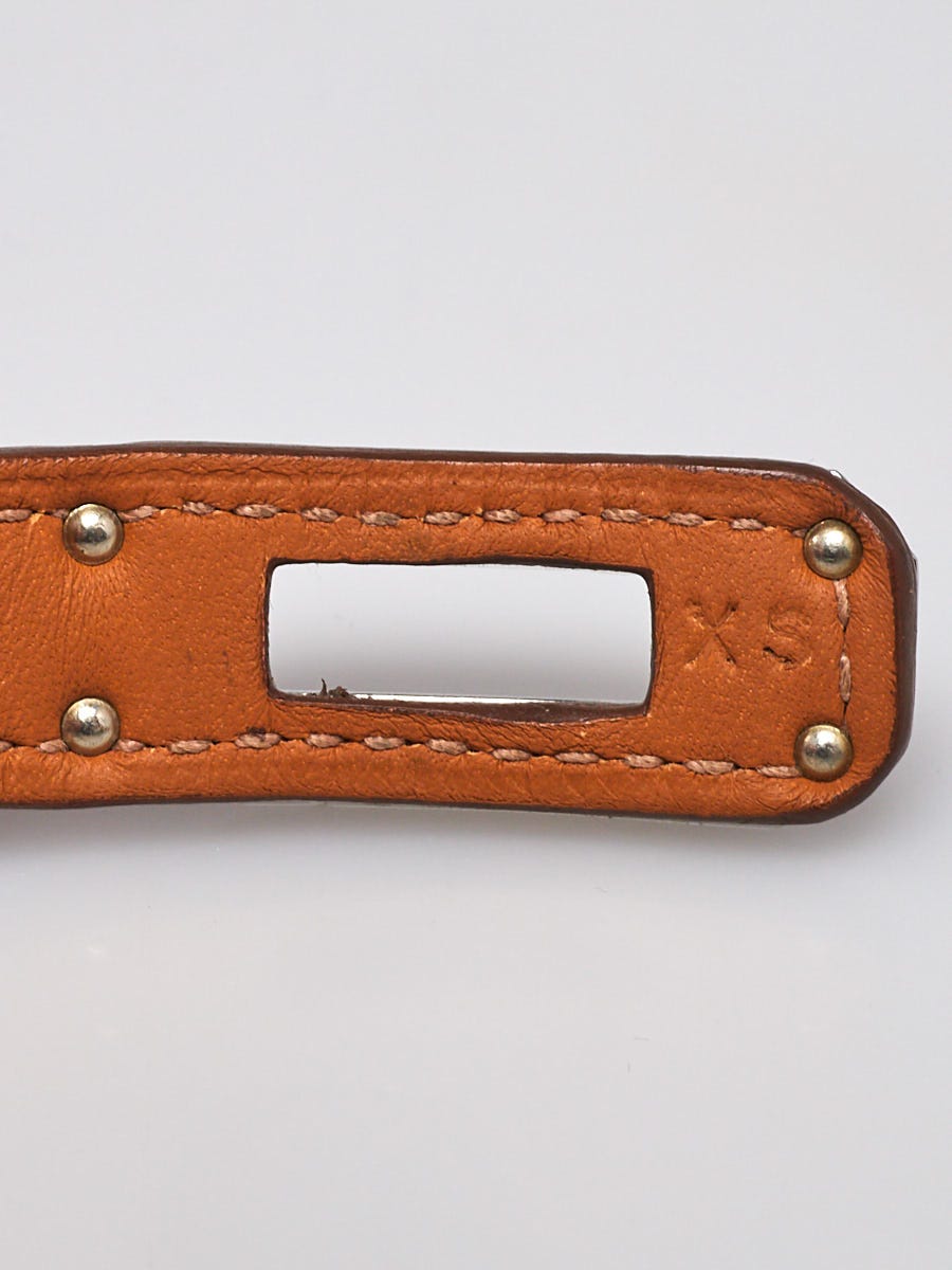 Hermes Bougainvillea Lizard Palladium Plated Kelly Double Tour