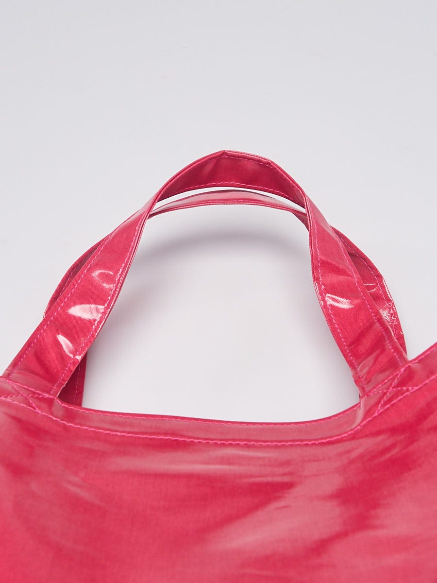 Gucci Pink/Orange Coated Canvas Montecarlo Tote Bag