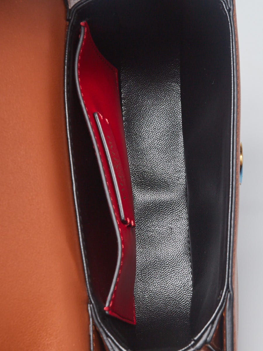 Valentino Brown Leather Small Supervee Crossbody Bag | Yoogi's Closet