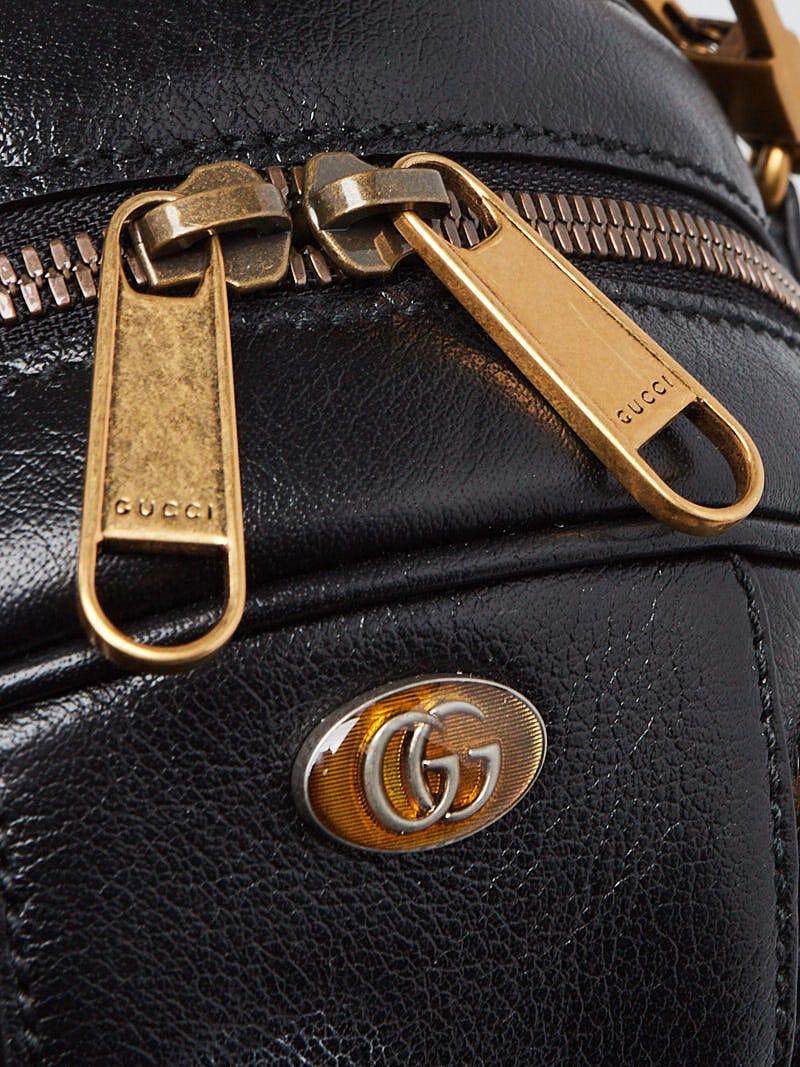 Gucci Black Water Buffalo Mini Basketball Shaped Bag | Yoogi's Closet