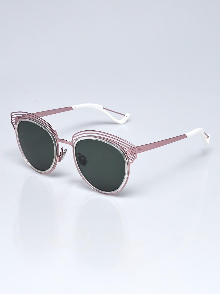 Christian Dior Oversized Gold Metallic Sunglasses