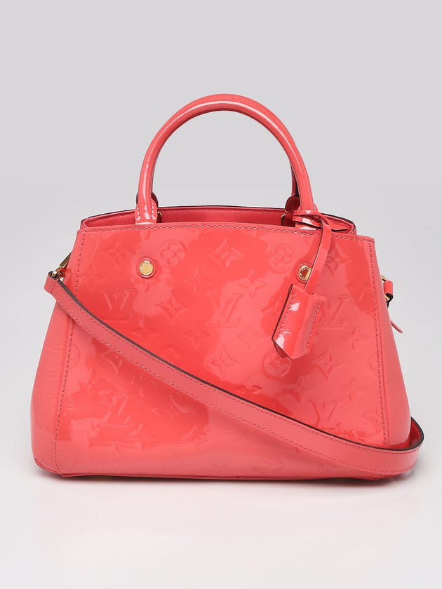 Louis Vuitton Poppy Monogram Vernis Montaigne BB Bag