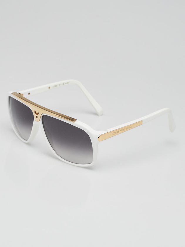 Louis Vuitton White Acetate Frame Evidence Millionaire Sunglasses Z0351W