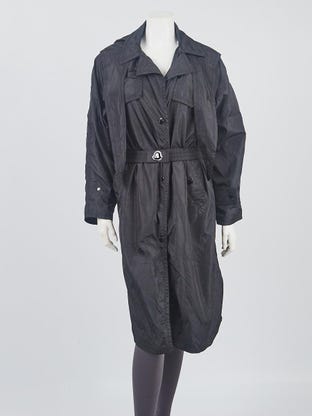 Moncler Black Polyester Down Renne Coat Size XXS/00 - Yoogi's Closet