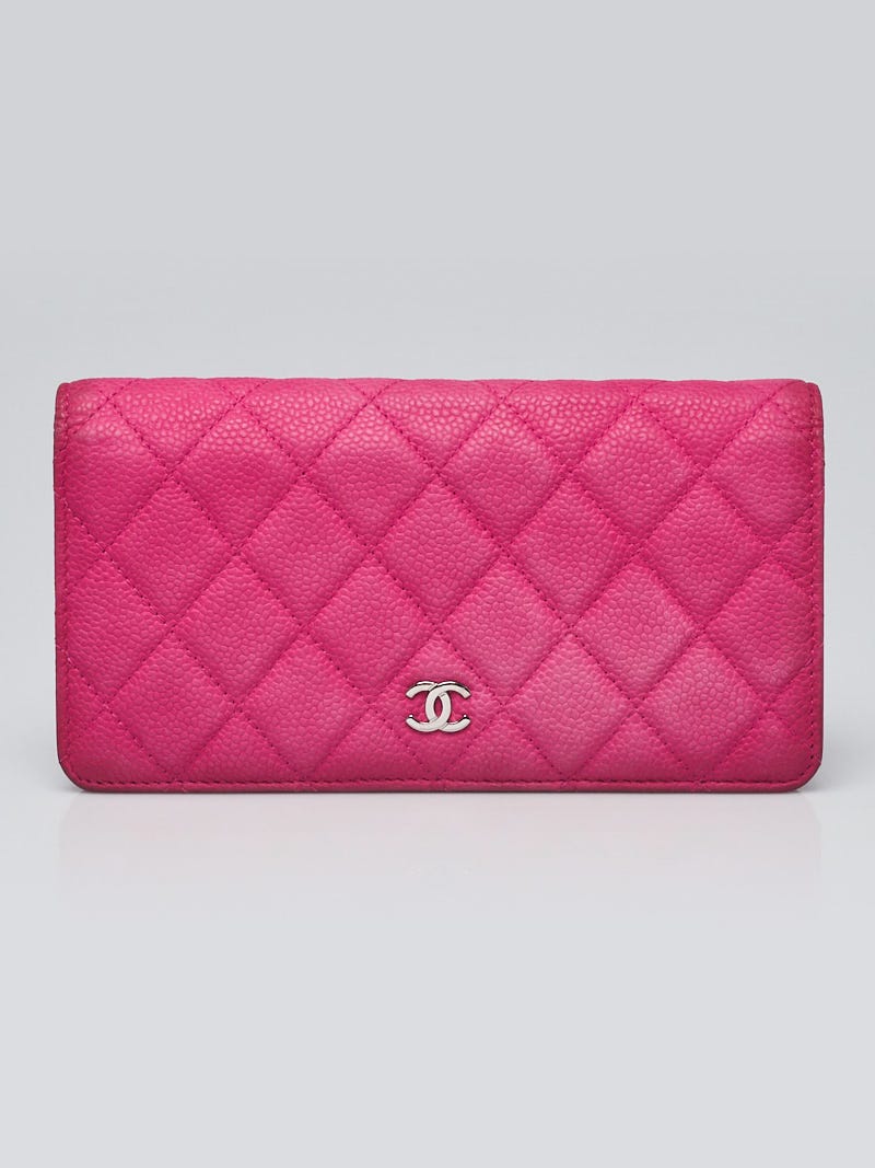 Chanel Pink Diamond Stitch Leather Mini Top Handle with Chain Bag