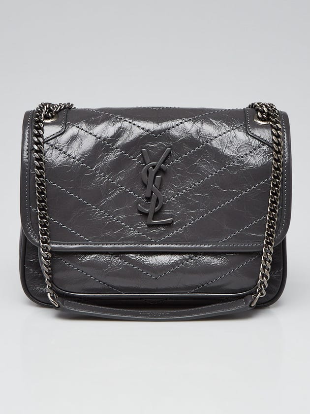 Leather Shoulder Bag Vintage Leather Yves Saint Laurent Tasche