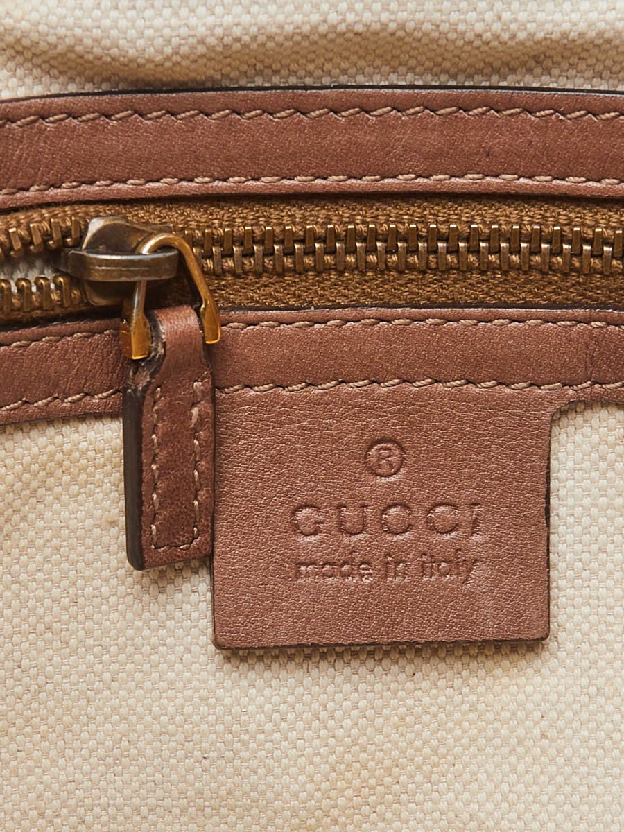 Gucci Taupe Nubuck Leather Heritage Horsebit Hobo Bag - Yoogi's Closet