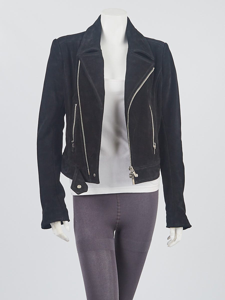 Leather jacket on sale yves saint laurent