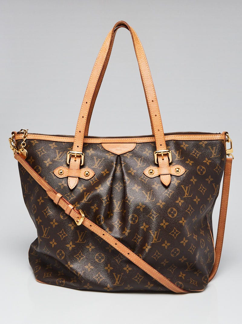 LOUIS VUITTON Monogram Palermo GM Large Tote Shoulder Bag Purse - Made in  USA