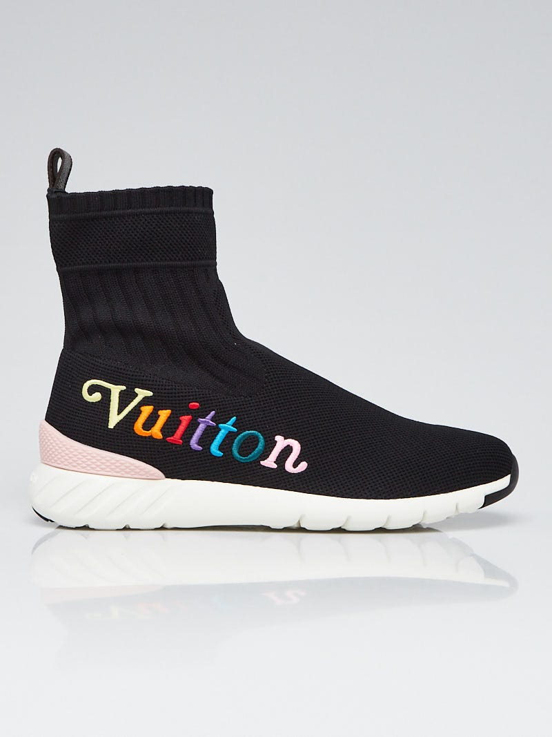 Louis Vuitton, Shoes, Louis Vuitton Black Aftergame Sock Sneaker Boots