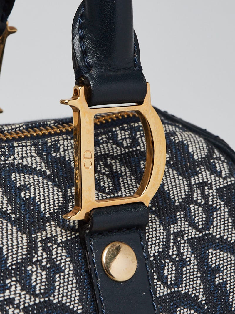 Christian Dior Blue Dior Trotter Logo Canvas Large Crossbody Bag - Yoogi's  Closet