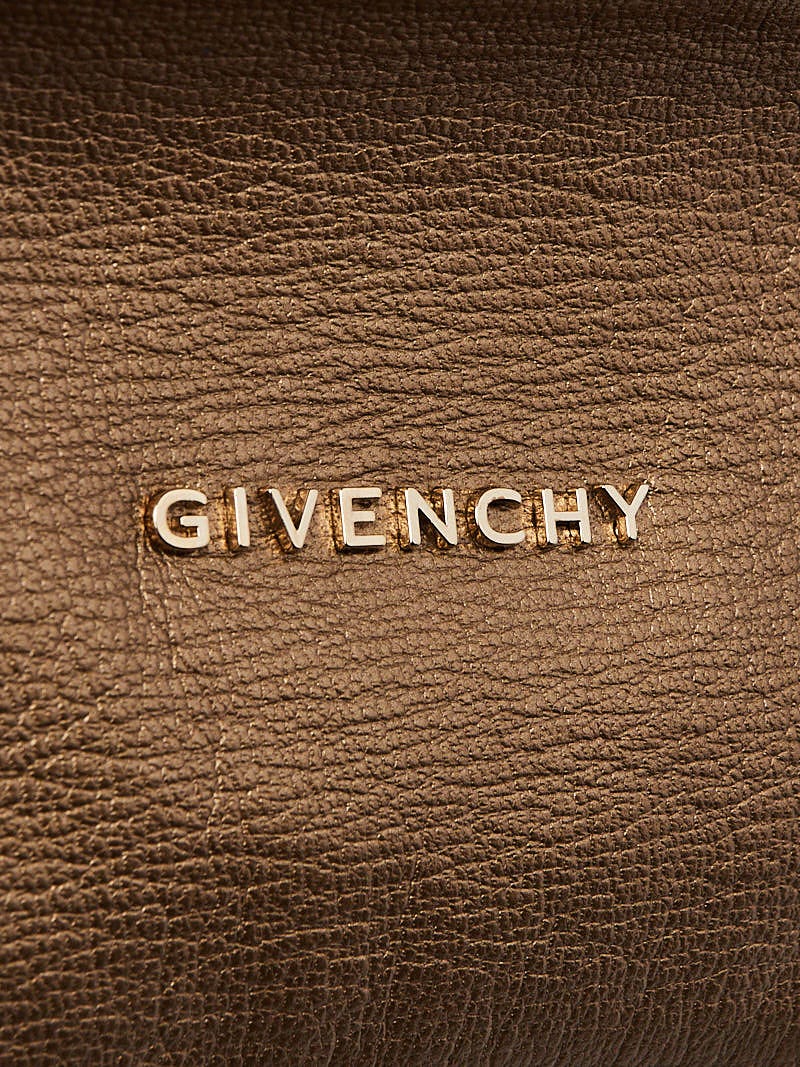 Givenchy Old Gold Sugar Goatskin Leather Mini Pandora Bag