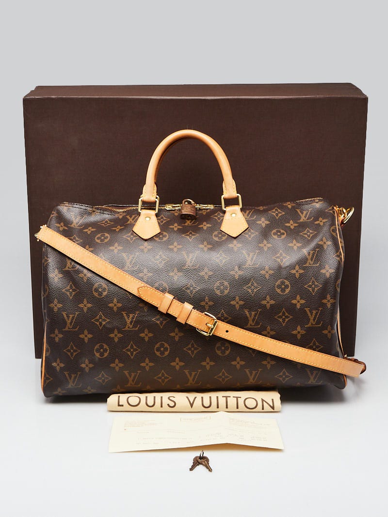 Louis Vuitton Monogram Canvas Speedy Bandouliere 40 Bag - Yoogi's Closet