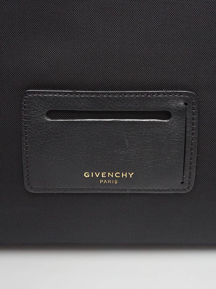 Givenchy Black Shark Print Canvas Backpack Bag - Yoogi's Closet