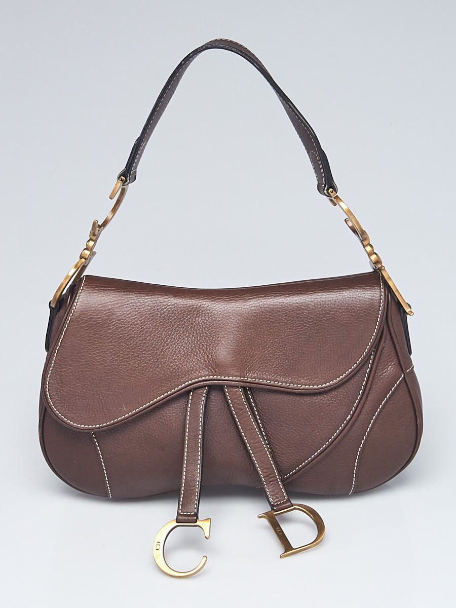 Vintage Christian Dior Street Chic Columbus Medium Brown Handbag  Perrys  Jewelry