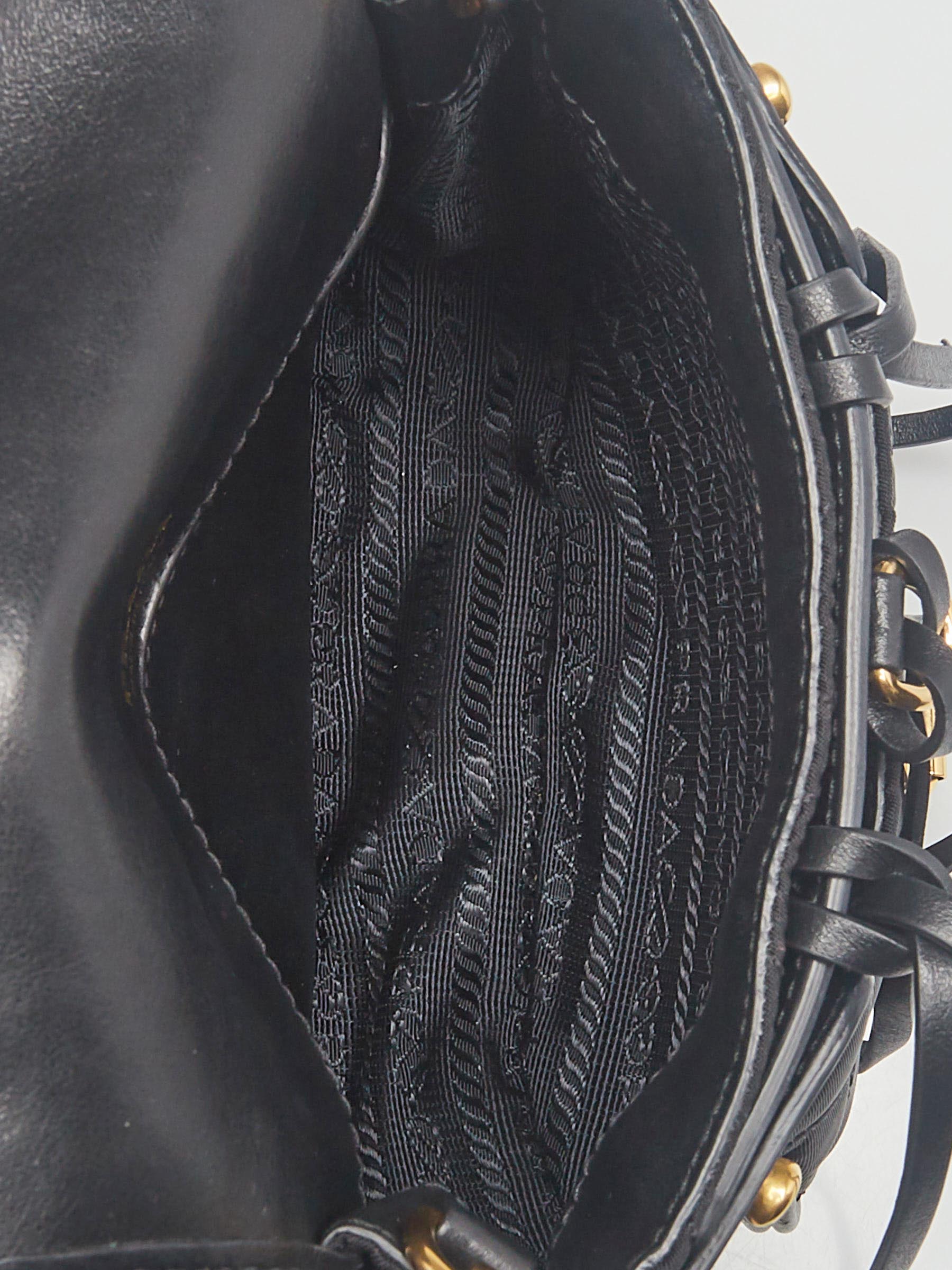 Prada Black Tessuto Nylon Crossbody Messenger Bag 2VD052 - Yoogi's Closet