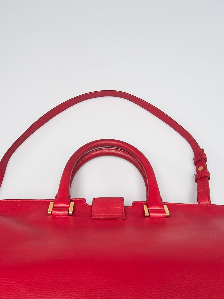 LoVey Goody - FOR SALE! Brand New YSL Small Cabas Chyc Red Tote
