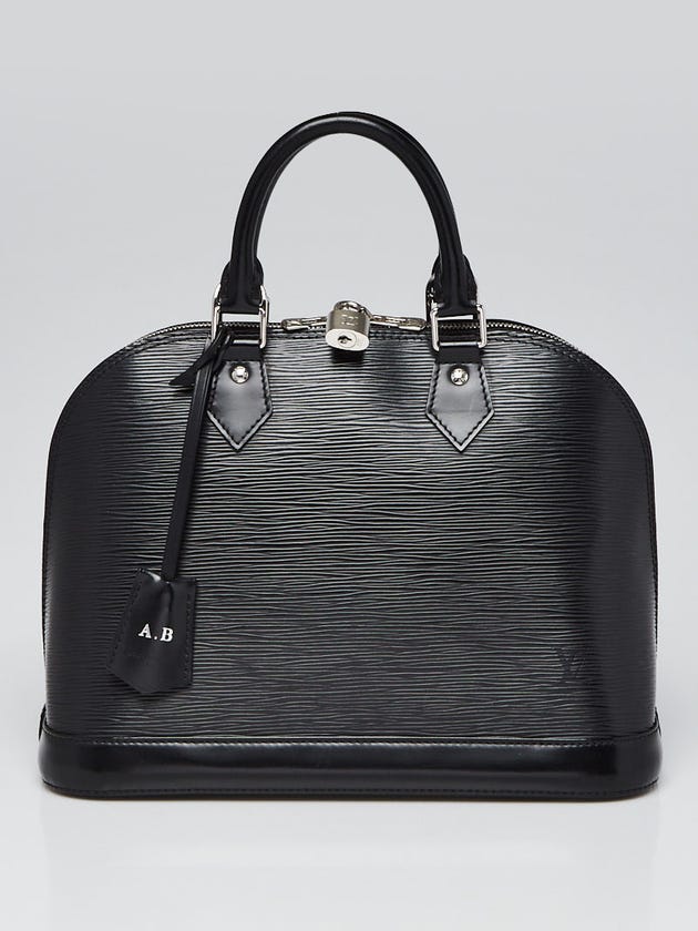 Louis Vuitton Black Epi Leather Alma PM Bag
