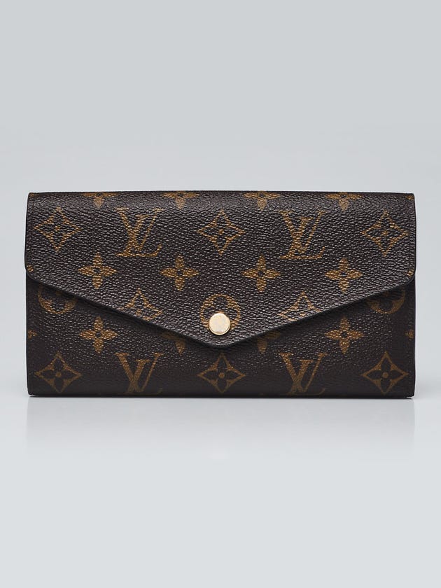 Louis Vuitton Monogram Canvas Rose Ballerine Sarah NM3 Wallet