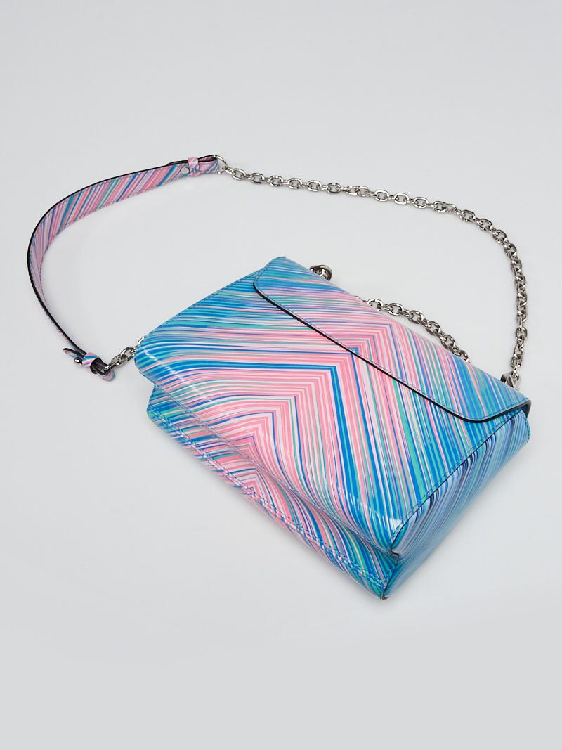 Louis Vuitton Pink/Blue Epi Leather Twist MM Bag - Yoogi's Closet