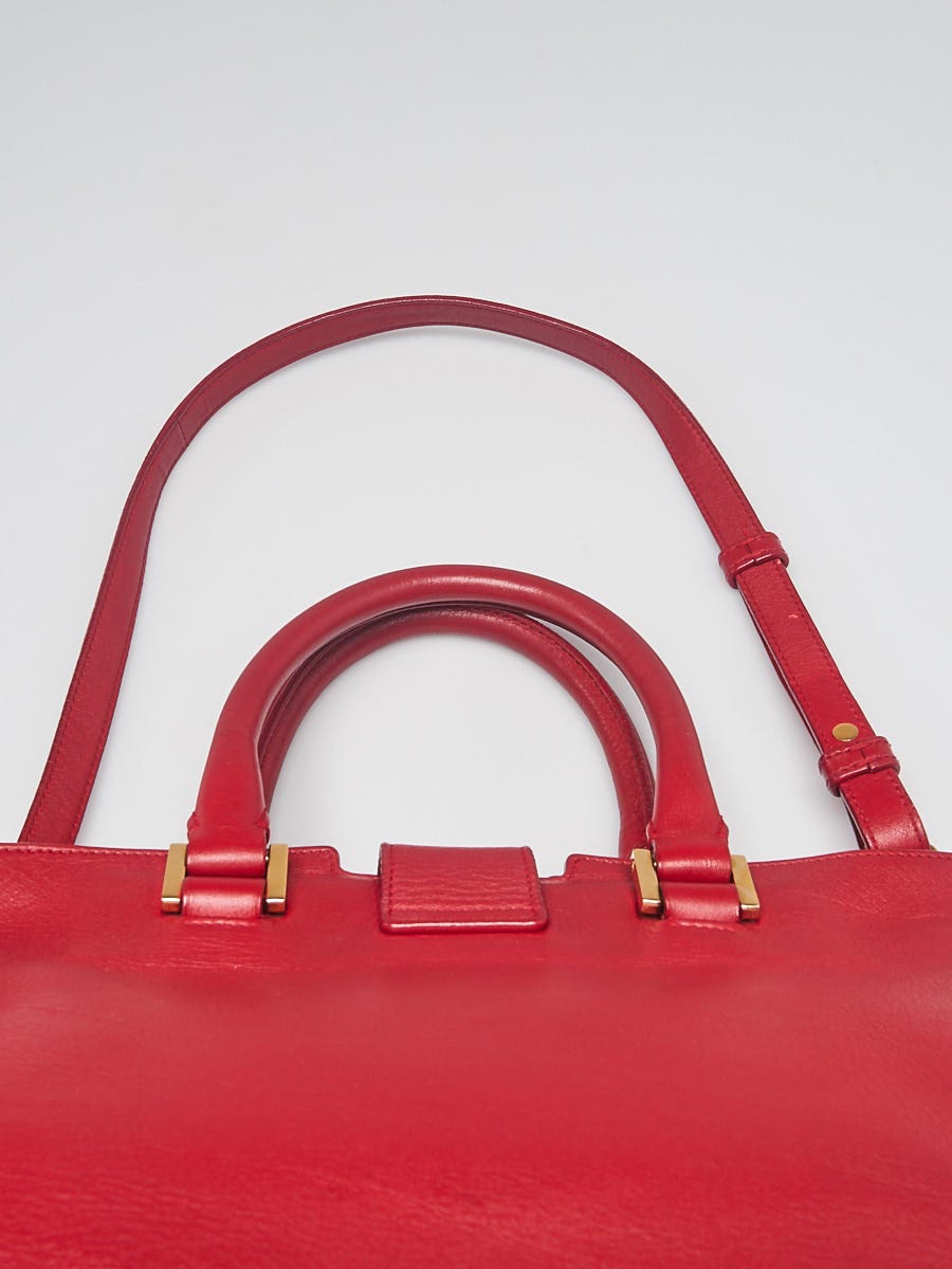 LoVey Goody - FOR SALE! Brand New YSL Small Cabas Chyc Red Tote Item Code:  YSL001 Size: 12”W x 8”H x 6”D Whatsapp us at 0123288255 for more info Yves Saint  Laurent's 