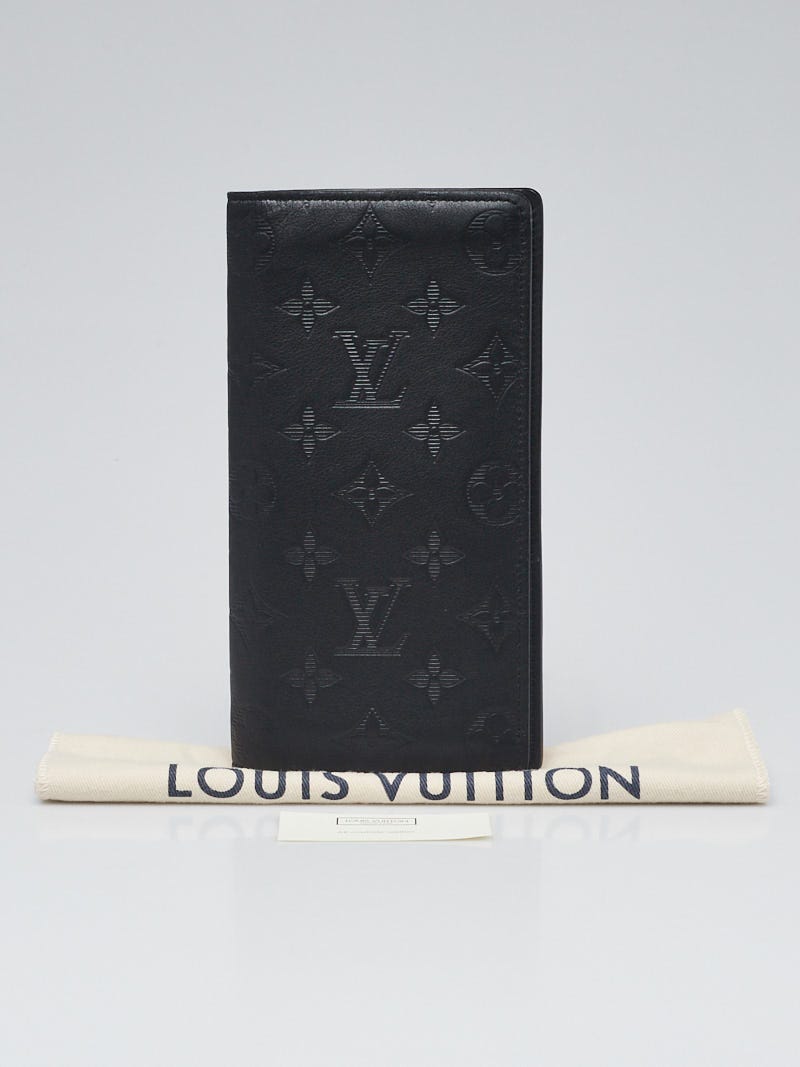 Louis Vuitton Brazza Wallet Monogram Shadow Black in Coated Canvas with  Brass - US