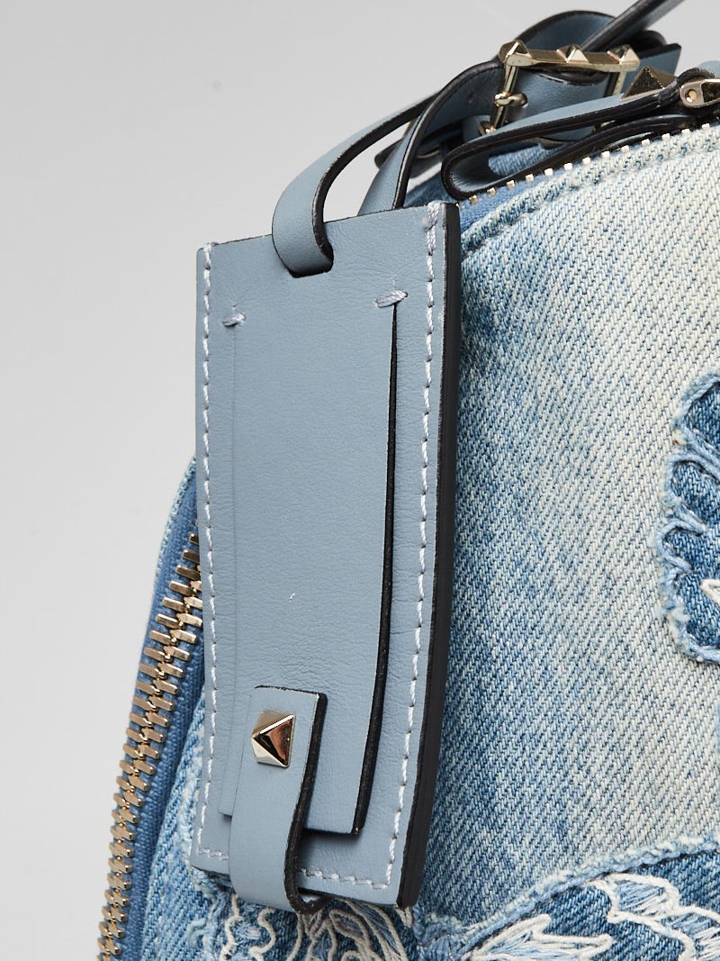 Valentino Blue Denim Butterfly Backpack Bag – The Closet