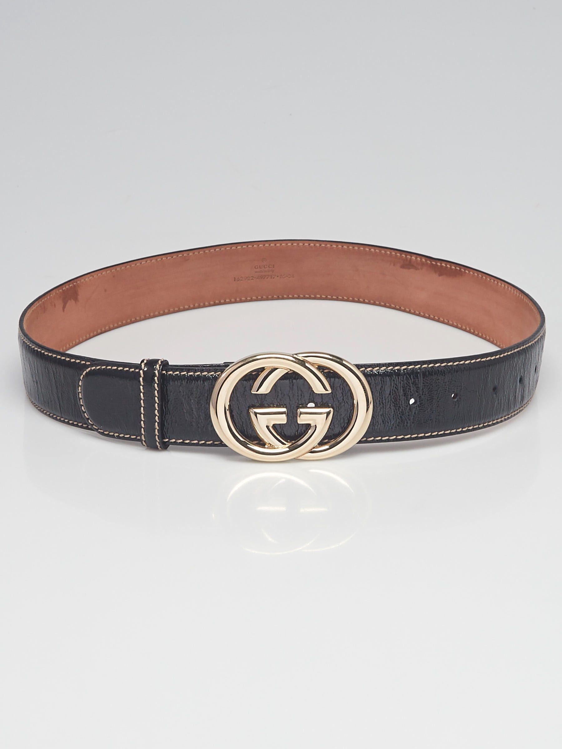 Gucci 'Interlocking G' Belt - 85