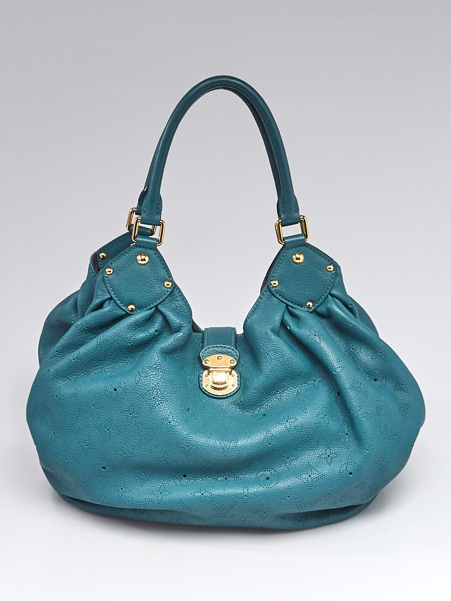 Louis Vuitton Lagon Monogram Mahina Leather L Bag