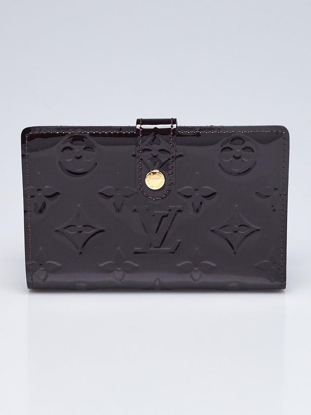 Louis Vuitton Amarante Monogram Vernis Port Feuille Vienoise French Purse Wallet