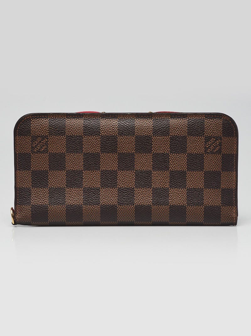 LOUIS VUITTON Insolite Damier Ebene Wallet Brown