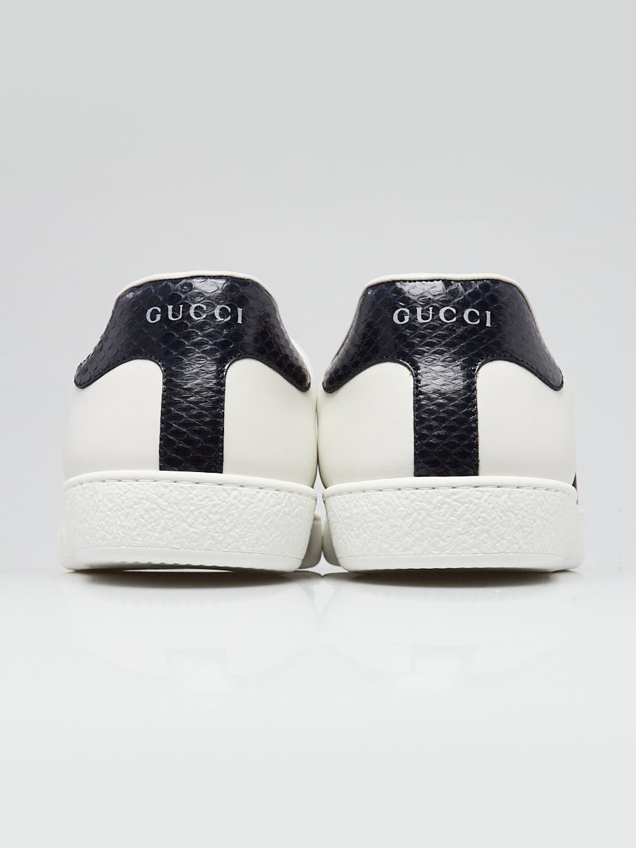 Ace leather high trainers Gucci White size 11 US in Leather - 35732975